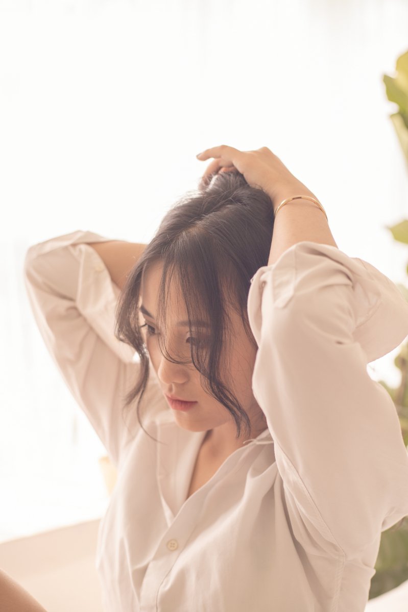 Ở mọi góc nhìn, nét đẹp của Trúc Ly được ví như hotgirl Hàn Quốc.