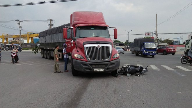 Đi đám giỗ về, người phụ nữ bị container cán tử vong. (Ảnh minh họa. Nguồn: Toquoc)