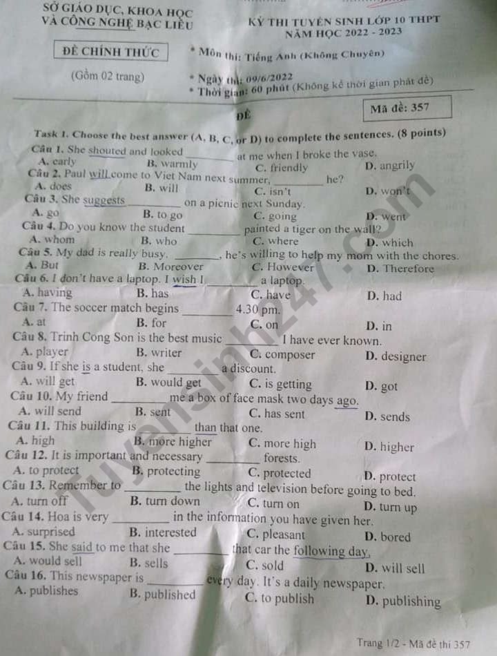 de-thi-vao-10-mon-anh-bac-lieu-2022-1-result