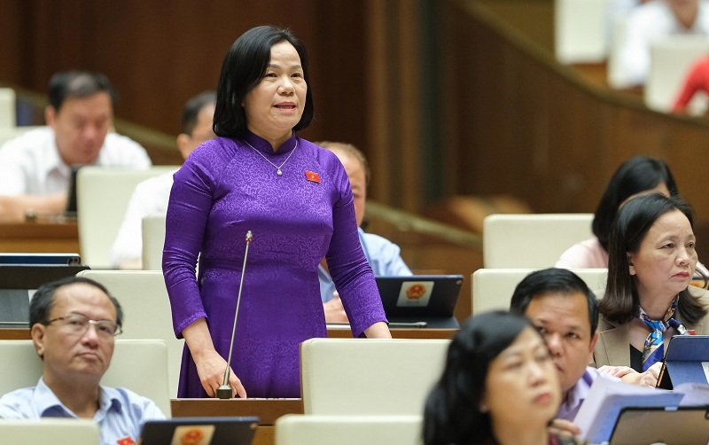 Đại biểu Khương Thị Mai.