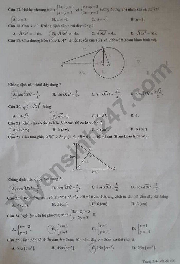 de-thi-vao-10-toan-tuyen-quang-2022-3-1-result