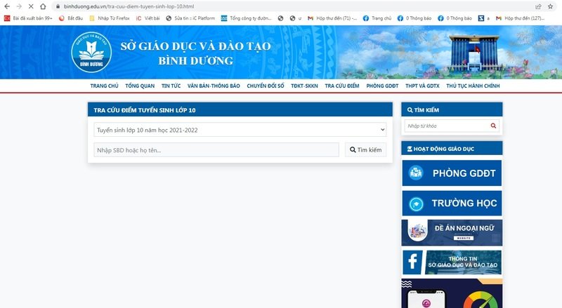 Tra cứu điểm thi vào lớp 10 tỉnh Bình Phước năm 2022 theo cách dưới đây sẽ giúp thí sinh, phụ huynh biết được điểm thi của mình nhanh, chính xác nhất.