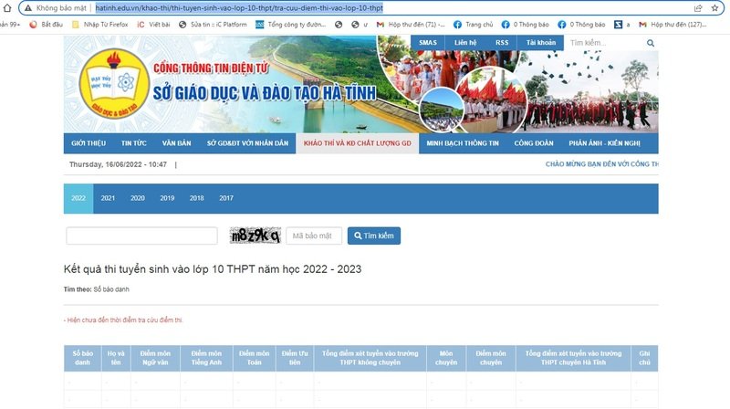 Tra cứu điểm thi vào lớp 10 tỉnh Hà Tĩnh năm 2022 theo cách dưới đây sẽ giúp thí sinh, phụ huynh biết được điểm thi của mình nhanh, chính xác nhất.