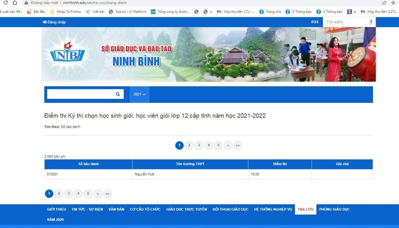 Tra cứu điểm thi vào lớp 10 tỉnh Ninh Bình năm học 2022 - 2023 bằng nhiều cách