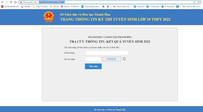 Tra cứu điểm thi vào lớp 10 tỉnh Thanh Hóa năm học 2022 - 2023 bằng nhiều cách