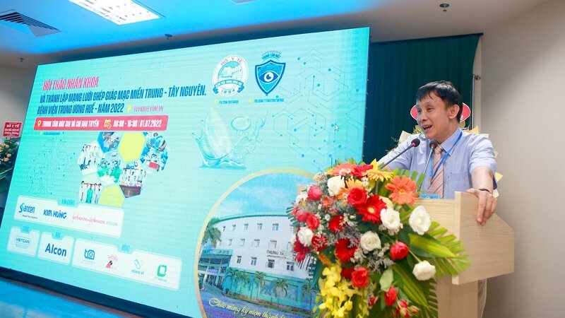 GS.TS Phạm Như Hiệp, Giám đốc BVTW Huế phát biểu.