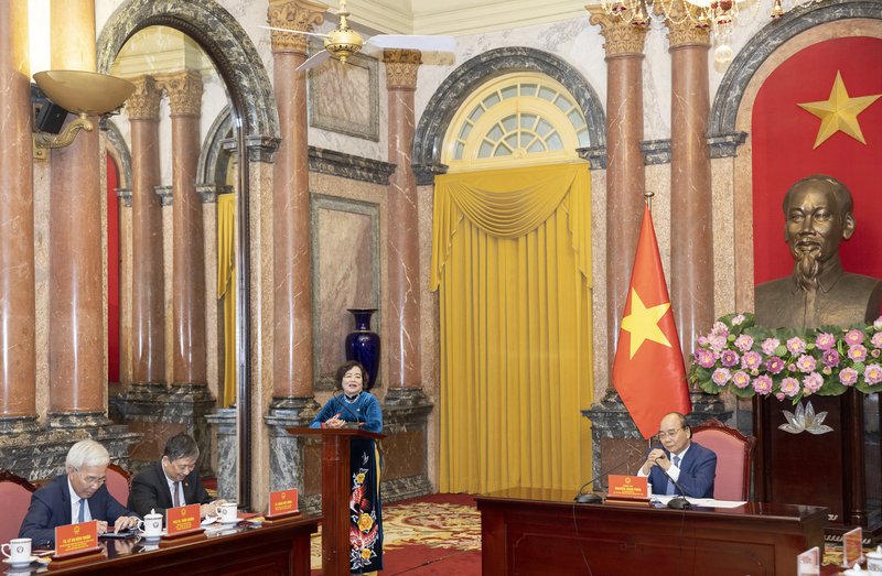 TS. KTS Lê Thị Bích Thuận, Ủy viên Đoàn Chủ tịch, Phó tổng thư ký Tổng hội xây dựng Việt Nam.