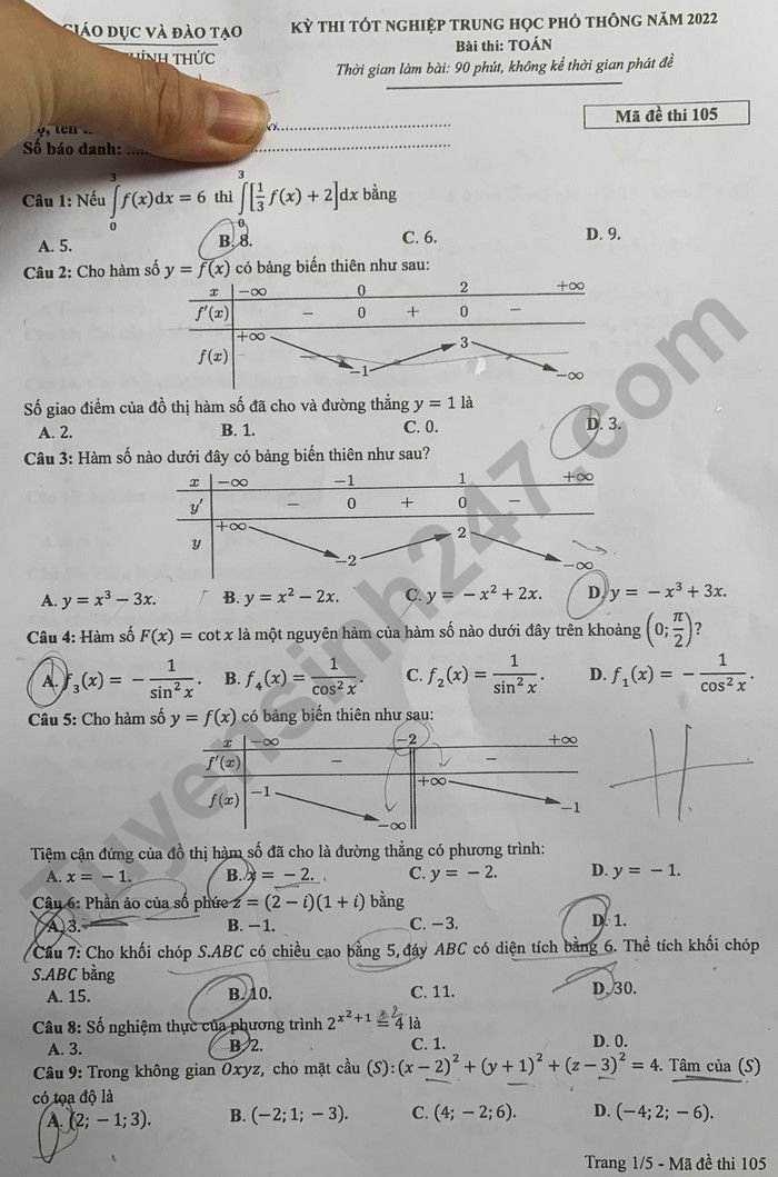 de-thi-tot-nghiep-2022-mon-toan-ma-105-1-result