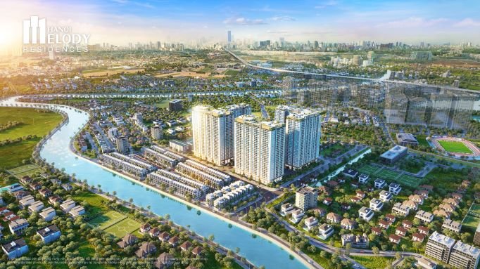 Hanoi Melody Residences_ Tổng thể ngày 2