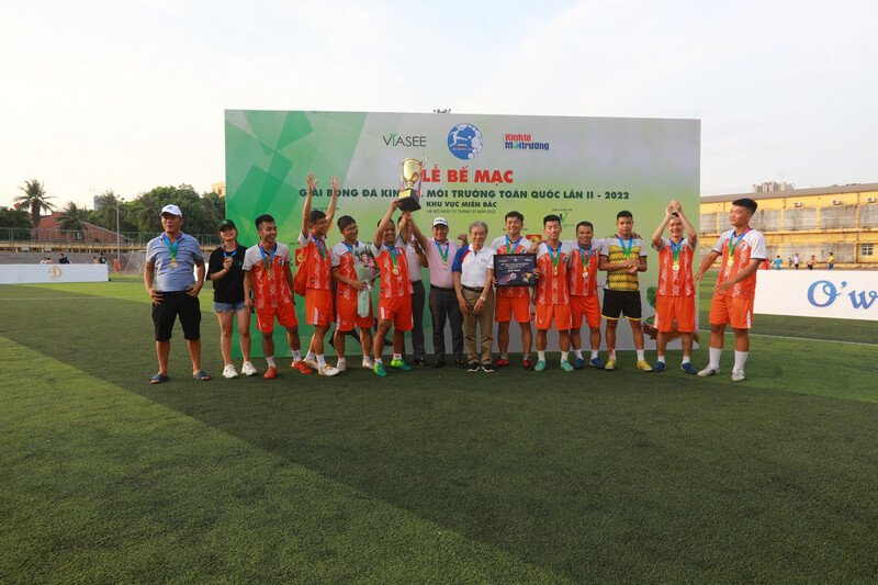 FC Tạp chí Nhà Đầu tư lên ngôi vô địch Giải Bóng đá Kinh tế Môi trường Toàn quốc Lần II – 2022, khu vực phía Bắc.