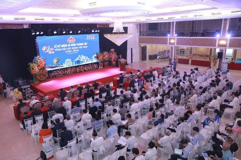 Toàn cảnh Lễ kỷ niệm 40 năm ngày thành lập THXDVN