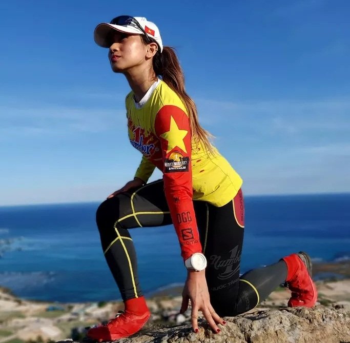 Thanh Vũ trên đường chạy marathon