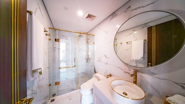 Nội thất liền tường tại đây phù hợp với giá trị căn hộ và tiêu chuẩn của gia đình giàu có