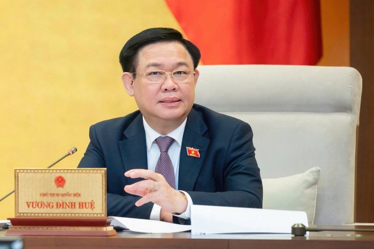 Chủ tịch Quốc hội Vương Đình Huệ.