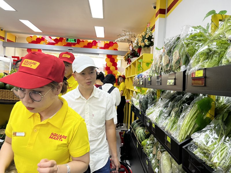 Nhiều khách hàng tin tưởng vào chất lượng của hệ thống siêu thị Square Mart