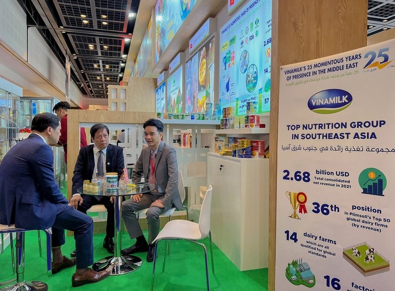 Vinamilk tích cực tham gia các hoạt động xúc tiến thương mại, qua đó ký được nhiều hợp đồng xuất khẩu có giá trị lớn