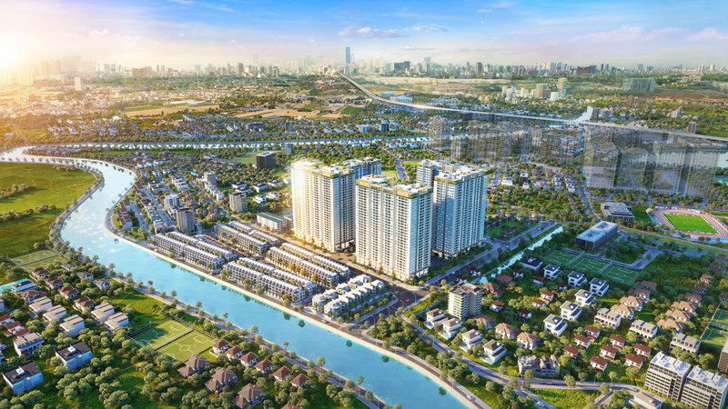 Hanoi Melody Residences tọa lạc giữa miền xanh Tây Nam Linh Đàm