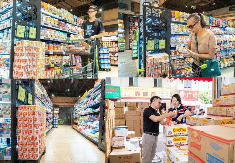Sữa đặc Ông Thọ của Vinamilk được phân phối rộng rãi tại Quảng Châu, Trung Quốc.