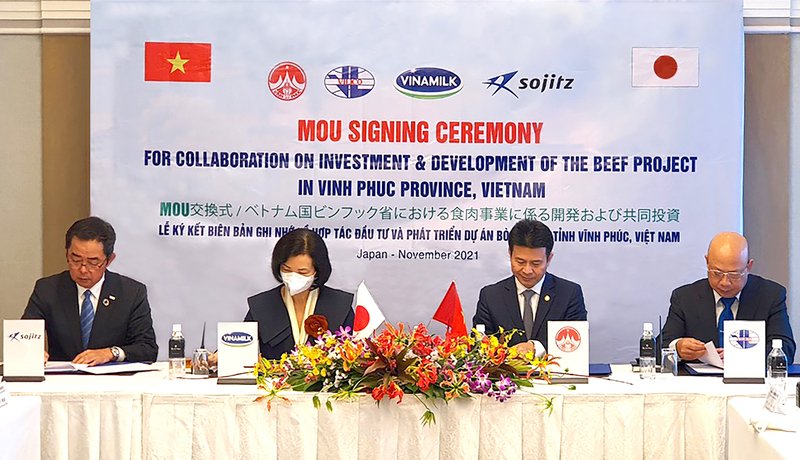 Biên bản ghi nhớ được kí kết tại Nhật Bản trong giai đoạn đại dịch Covid-19 năm 2021 trị giá 500 triệu USD 
