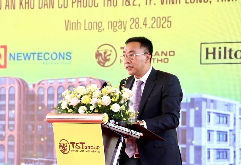  Ông Nguyễn Anh Tuấn, Phó Tổng Giám đốc Tập đoàn T&T Group phát biểu tại sự kiện
