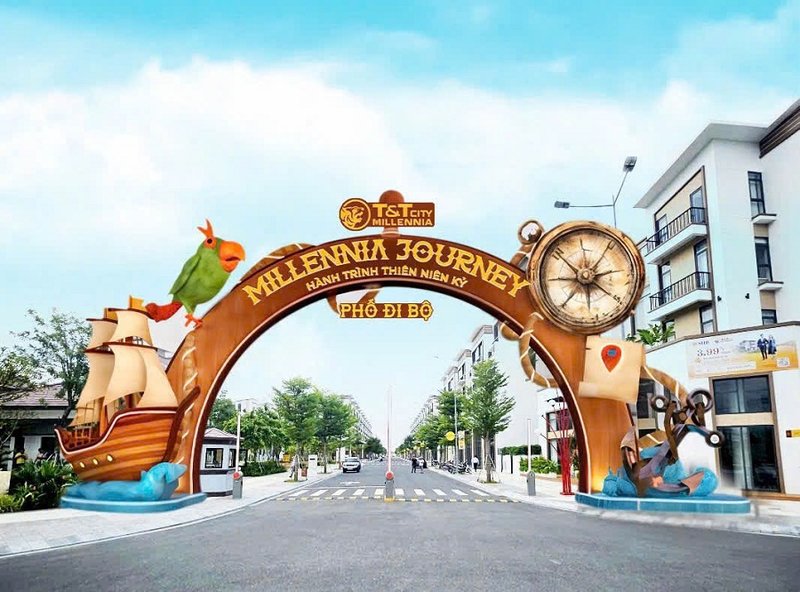  Hành trình khám phá phố đi bộ Millennia Journey sẽ đưa du khách hòa mình theo dấu chân của tiền nhân khi đi qua các trạm dừng mang đậm màu sắc Á - Âu.