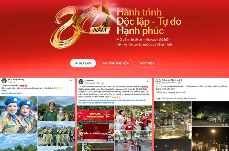 Chuyên mục '80 đẹp lắm' được mở ra để đón nhận những hình ảnh, video đẹp do chính người dân trên mọi miền Tổ quốc và kiều bào ở nước ngoài ghi lại.
