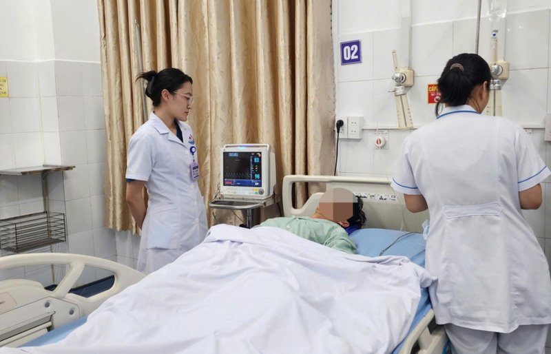 Sau phẫu thuật cấp cứu, bệnh nhân hiện đã ổn định sức khoẻ. Ảnh: Báo Quảng Ninh