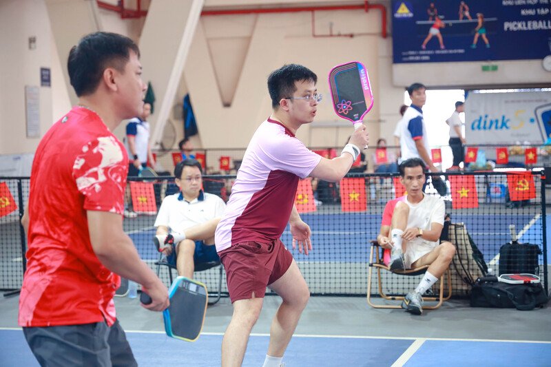 Cặp VĐV “hạt giống” của giải Thái Bình – Bắc Anh.