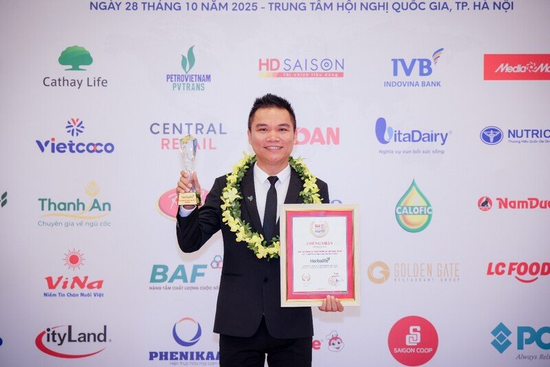 Ông Nguyễn Thành Đạt – Giám Đốc Truyền Thông Cấp Cao Herbalife Việt Nam tại lễ công bố.