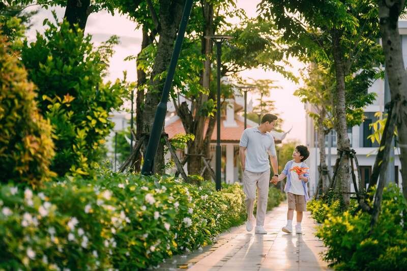  Không gian dự án ưu tiên cho cảnh quan và hệ sinh thái xanh.