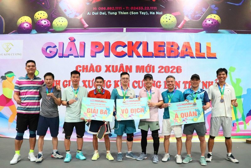 Lên ngôi vô địch là cặp đôi Bắc Anh – Mạnh Cường