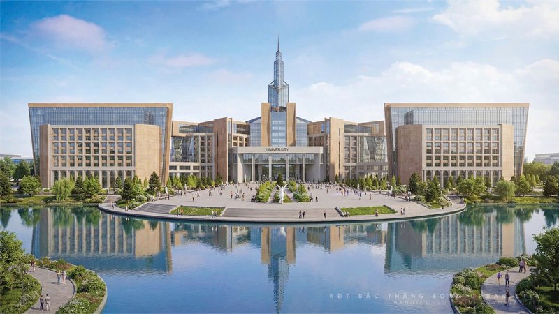  Phối cảnh dự án Khu đô thị đa mục tiêu Bắc Thăng Long Urban City.