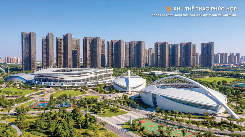  Phối cảnh dự án Khu đô thị đa mục tiêu Bắc Thăng Long Urban City.