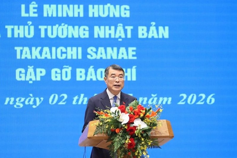  Thủ tướng Lê Minh Hưng trân trọng mời Thủ tướng Takaichi Sanae tham dự Hội nghị thượng đỉnh APEC 2027 tại Phú Quốc, Việt Nam và Việt Nam sẽ tham dự GREEN EXPO 2027 tại Yokohama, Nhật Bản - Ảnh: VGP/Nhật Bắc