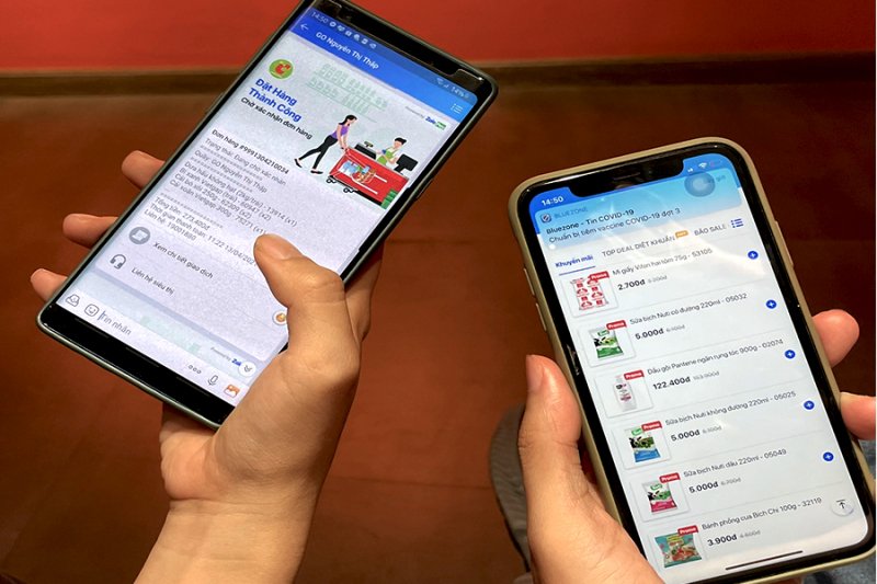 ZaloPay ứng dụng vào thanh toán đơn hàng nhanh chóng an toàn mùa dịch.