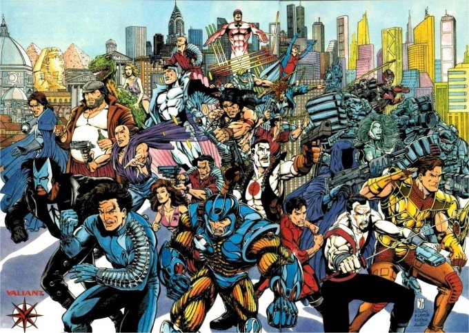 Vũ trụ Valiant hoành tráng không thua kém gì hai ông lớn DC và Marvel.