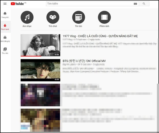 'Chiếc lá cuối cùng' của 1977 Vlog vượt mặt cả BTS