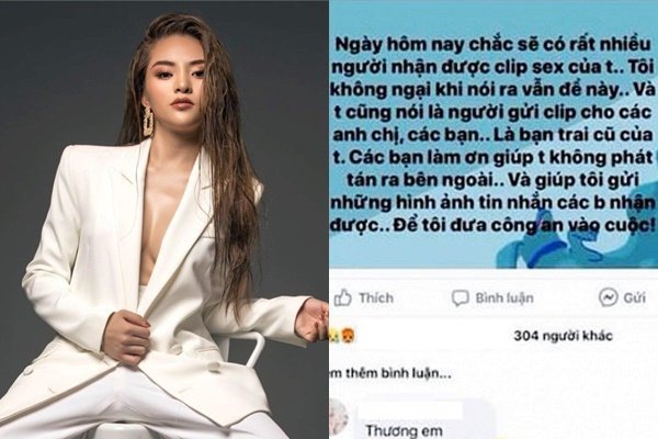 Hà Thu chia sẻ trên mạng xã hội