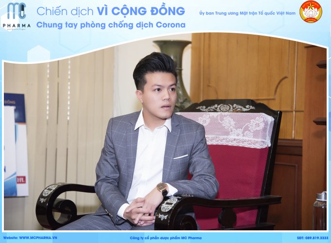 Ông Khổng Tuấn Anh - Giám đốc điều hành Công ty cổ phần dược phẩm MC Pharma cho biết: Từ đầu dịch, Công ty MC Pharma đã liên tục tổ chức các chương trình ủng hộ và tặng quà là Xịt/ Gel kháng khuẩn cá nhân MC Pharma cho các đơn vị, tổ chức, cơ quan, ban ngành ở nhiều tỉnh thành trên cả nước.