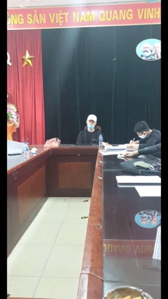 Hình ảnh được cộng đồng mạng cho rằng là bằng chứng khẳng định Lê Bảo bị bắt vì sử dụng chất kích thích.