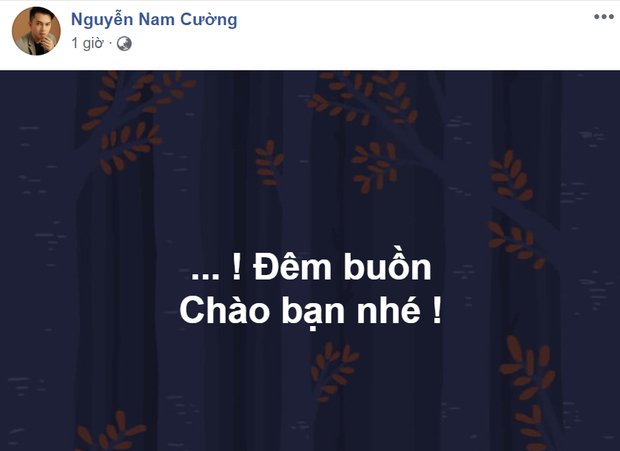 Nam Cường bày tỏ nỗi buồn trước sự ra đi của Mai Phương