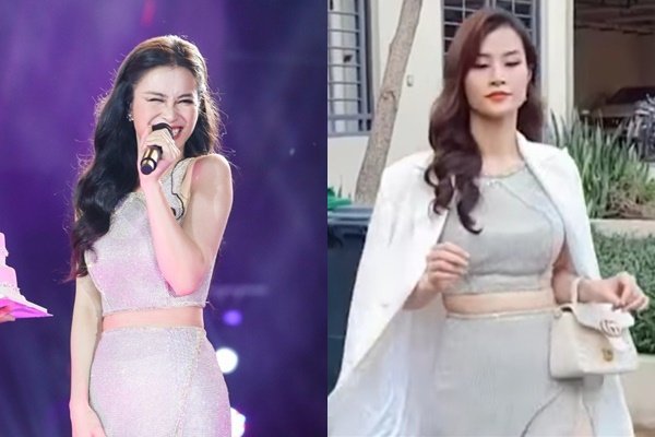 Vòng 2 lớn bất thường của nữ ca sĩ bị cư dân mạng đồn đoán đã mang thai con đầu lòng.
