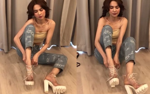 Tuy nhiên những hình ảnh gần đây cho thấy cô gầy guộc, đáng báo động.