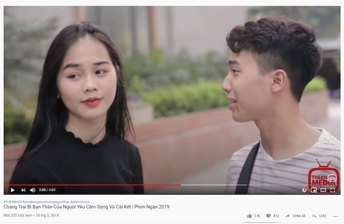 Him. là một trong những kênh Youtube được giới trẻ yêu thích hiện nay.