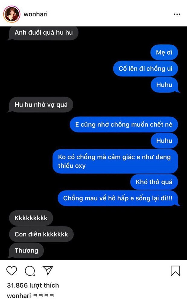Tin nhắn khiến ai cũng bật cười vì sự dễ thương, ngọt ngào.