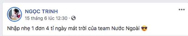Có ngày cô nhận đơn 4 tỷ đồng.