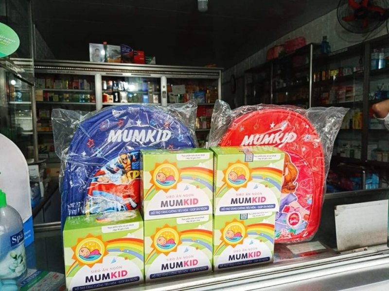 Siro MUMKID được phủ sóng khắp các nhà thuốc.