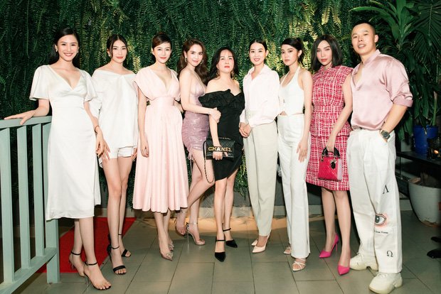 Dàn khách mời trong bữa tiệc của Ngọc Trinh.
