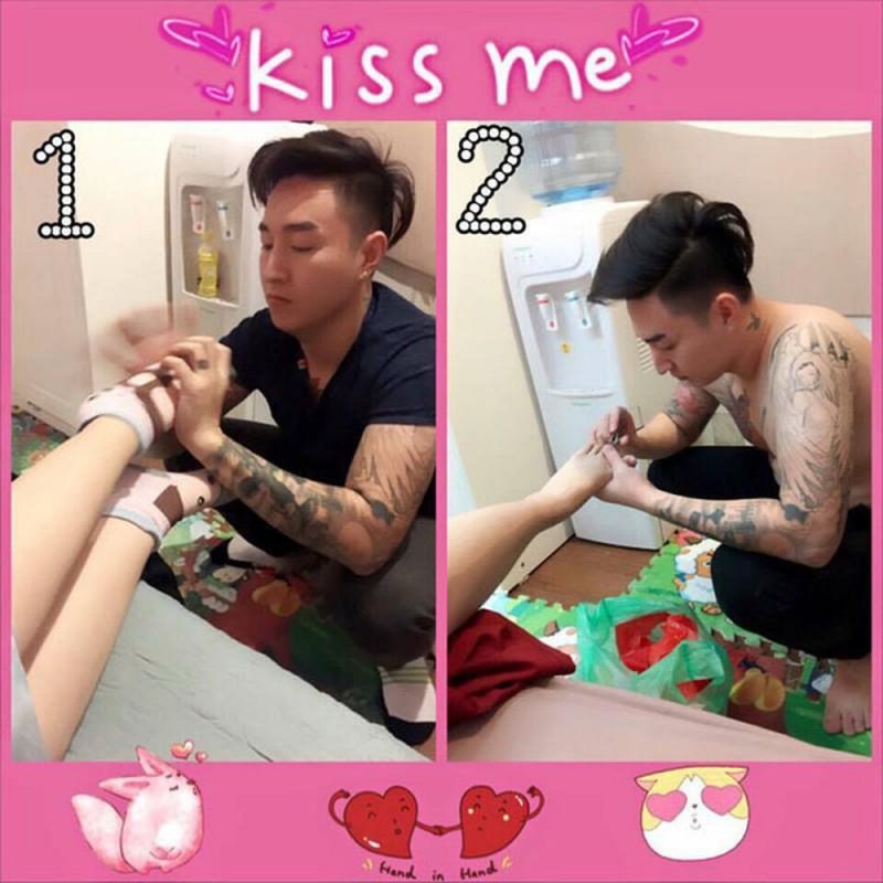 Thậm chí, Hoàng Sơn - chồng cũ Vi Thỏ còn được ngưỡng mộ và mệnh danh là anh chồng soái ca.