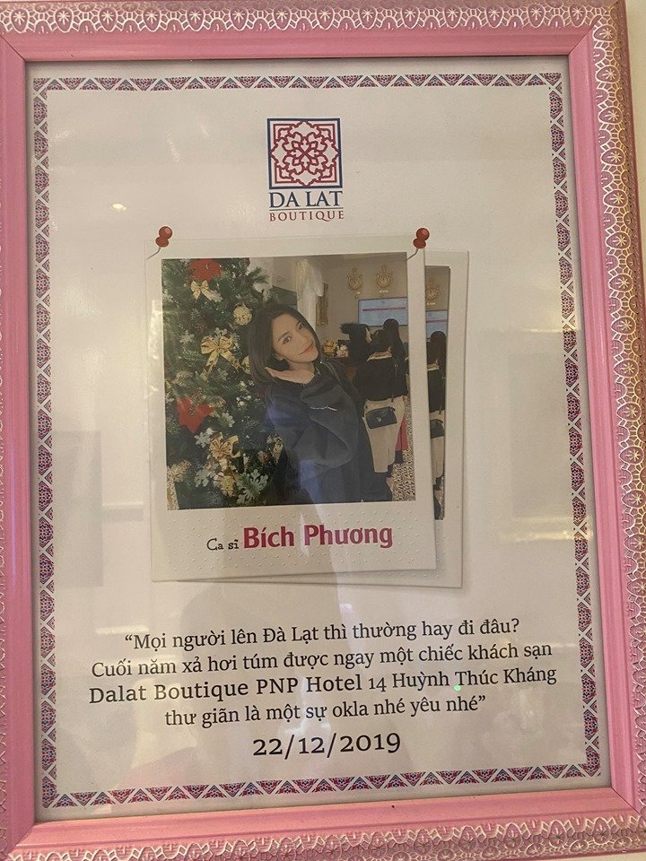 Và ca sĩ Bích Phương